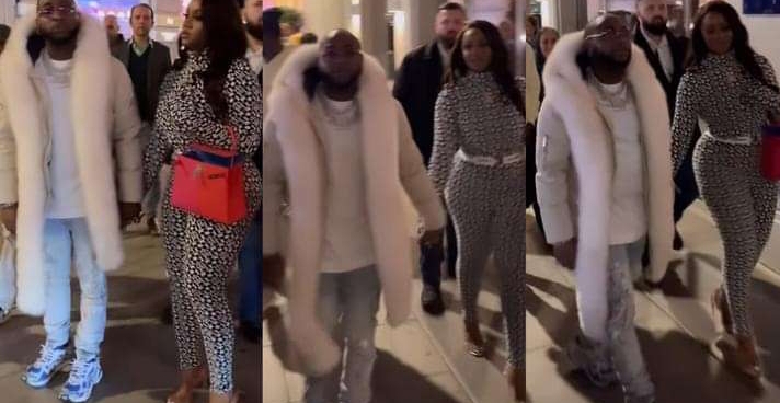 “Power couple” Davido and Chioma command attention as they step out in style, turns down a lady’s bouquet (Video) 2 Davido