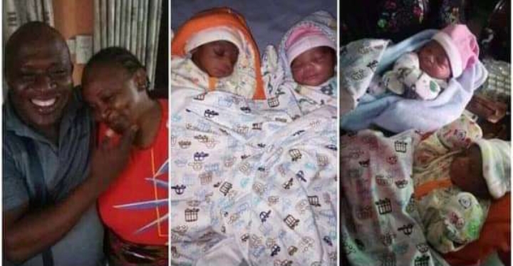 “God Is Wonderful”: Couple Welcomes Twins After 18years Of Waiting. 2 God Is Wonderful