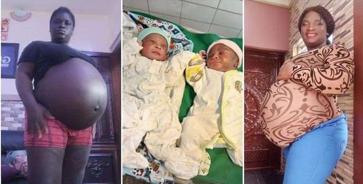 “They Are So Cute”: Nigerian Mum of Twins Shows of Big Baby Bump, Shares Video of Beautiful Babies 2 Screenshot 20221011 214807