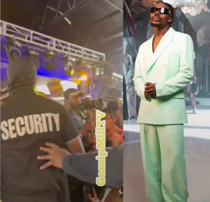 Nigerian Artist, Asake Runs From Stage In USA As Security Men Surfaced On The Stage. 2 Nigerian Artist, Asake Runs From Stage In USA As Security Men Surfaced On The Stage.