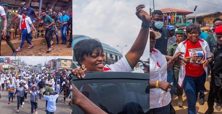 “Incoming” Nkechi Blessing, others hail Funke Akindele as she storms Alimosho 2 Nkechi Blessing