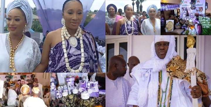 Ooni of Ife marries fifth wife, Princess Ronke Ademiluyi (Video) 2 Ooni of Ife