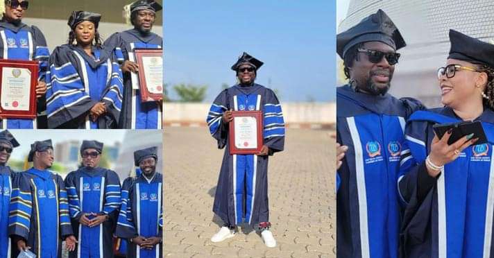Comedian Klint Da Drunk emotional as he bags honorary doctorate degree (Photos and Video) 2 Klint