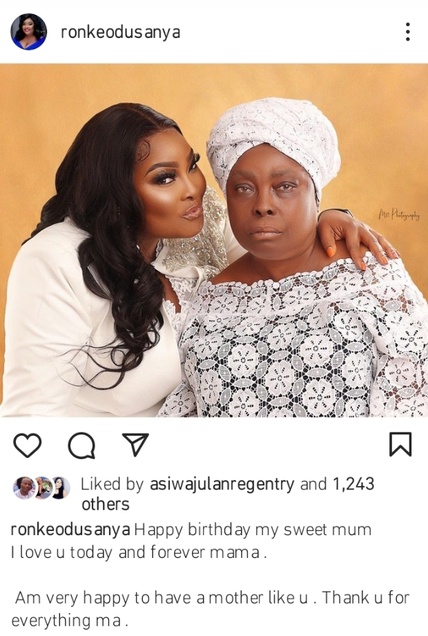 Actress Ronke Odusanya sweetly celebrates mother’s birthday 3 Screenshot 20221023 144812