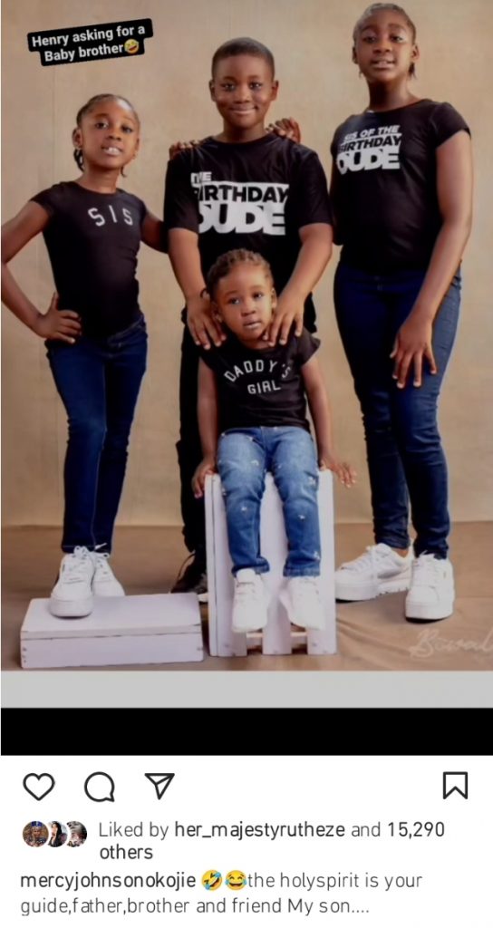 “My son wants a baby brother” Mercy Johnson Okojie laments 3 Screenshot 20221024 102158