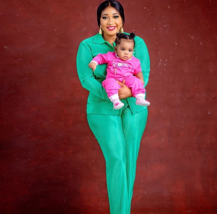 Rachael Okonkwo And Others React As Nollywood Actress Christabel Egbenya Shows Off Her 6-month Baby 2 Christabel Egbenya