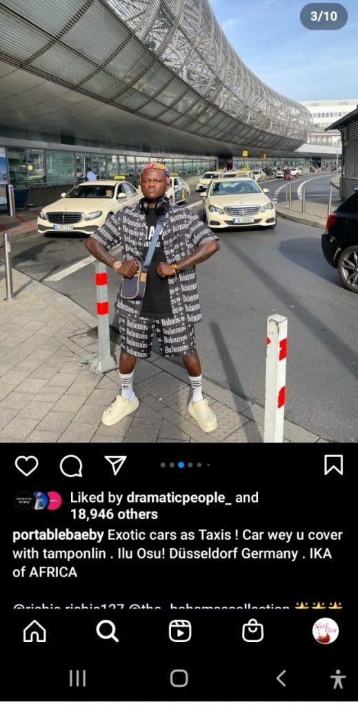 They use it as taxi here in Germany – Portable mocks Nigerians who brag with their Mercedes Benz (video) 3 Screenshot 20221029 092400