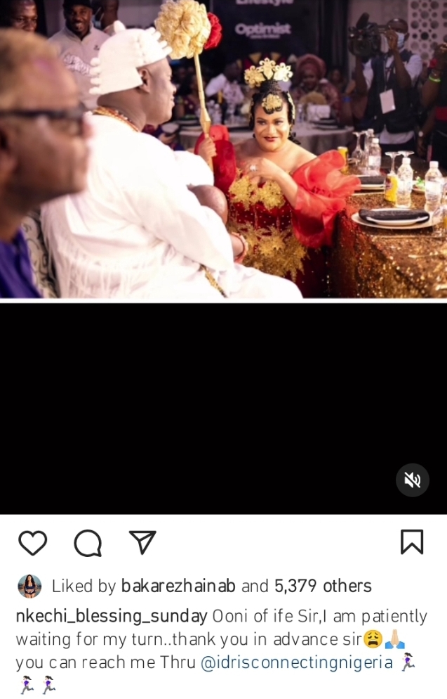 Actress Nkechi Blessing applies to be Ooni of Ife’s wife 3 Screenshot 20221029 193937