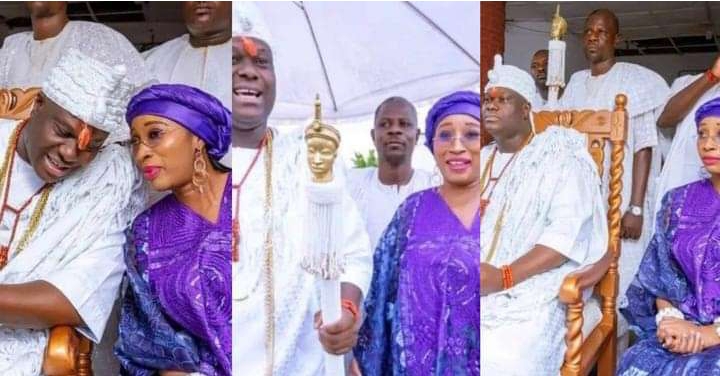 Ooni of Ife steps out with his fifth wife, Queen Aderonke (Photos) 2 Ooni of Ife