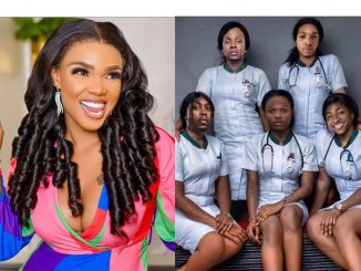 “Davido reminds me of one nurse Bisi always smiling” – Iyabo Ojo shares photoshopped picture of selected singers 1 1669808184758