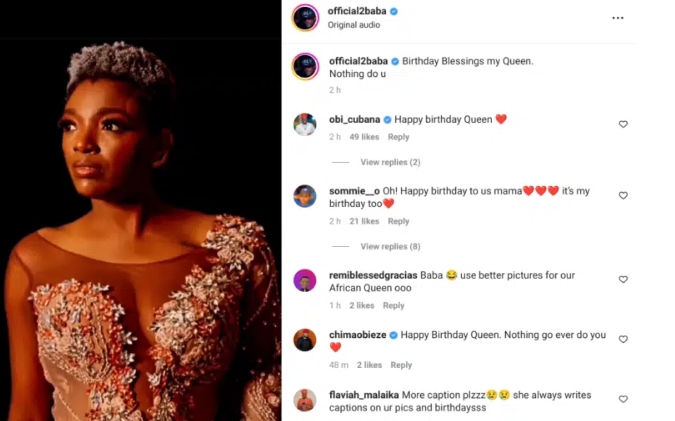 2face Idibia’s birthday message to Annie Idibia upsets fans 3 Screenshot 20221113 112520