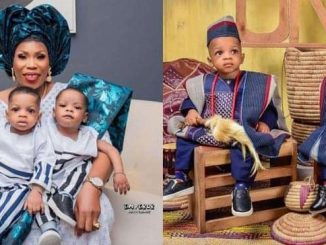 Actress Bimbo Success says powerful prayers for her twins as they clock one 1 Actress Bimbo Success says powerful prayers for her twins as they clock one