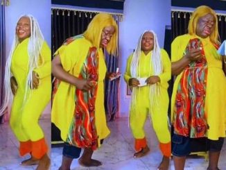 Fans cry out as Mr Ibu dresses up as a woman in dance battle with daughter (Video) 1 Screenshot 20221119 105212