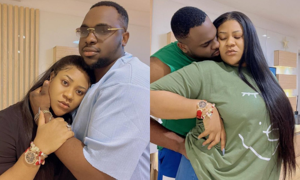 "My Sugar Daddy And I" - Nkechi Blessing Says As She Shares New Picture With Her Lover.