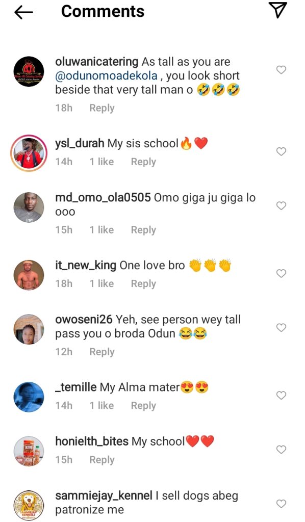 "As Tall As You Are, You Look Short Beside That Very Tall Man" Hilarious Reactions As Odunlade Adekola Shares Video Of Himself With A Very Tall Man (Watch Video) 3 Screenshot 20221217 112631