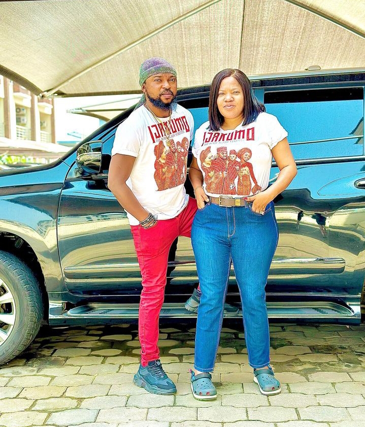 Toyin Abraham celebrates Kolawole Ajeyemi after revealing fear of losing her marriage Toyin Abraham celebrates Kolawole Ajeyemi after revealing fear of losing her marriage