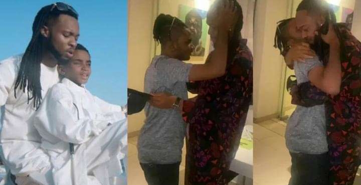 “He’s all grown” – Fans respond to heartwarming moment singer, Flavour reunites with his adopted son (Video) 2 “He’s all grown” – Fans respond to heartwarming moment singer, Flavour reunites with his adopted son (Video)