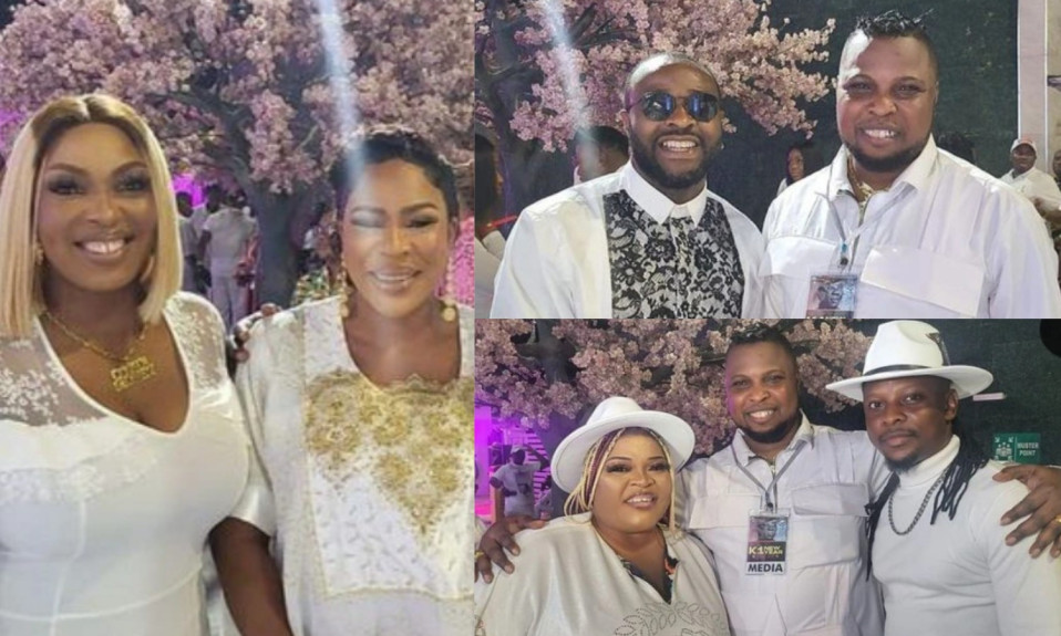 Photos Of Femi Adebayo, Faithia Balogun, Aisha Lawal, Others At Kwam 1's All-white New Year Party