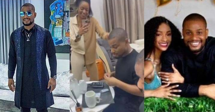 Actor Alex Ekubo allegedly reconciles with his estranged fiance, Fancy Acholonu (Video)