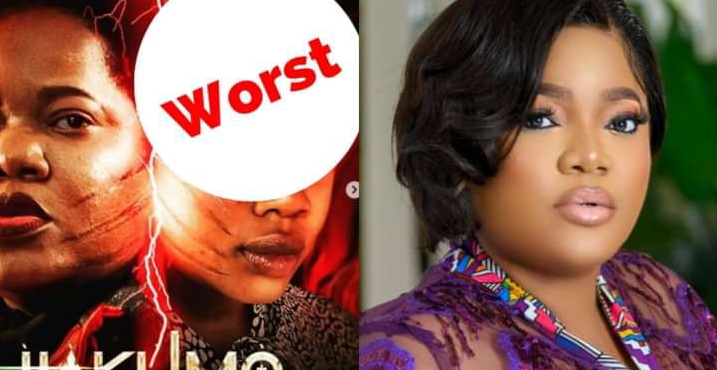 Toyin Abraham’s “Ijakumo” ranked worst movie of 2022, actress ignores h@ters as she takes bold steps