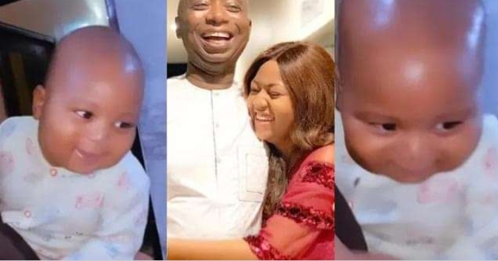 “This one nah Ned’s carbon copy” – Reactions as Regina Daniels shares clearer view of 2nd son, Khalifa – (video) 2 Regina